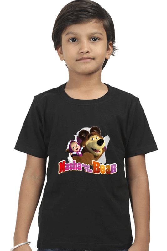 Kids Masha and The Bear T-shirt | DTF Print