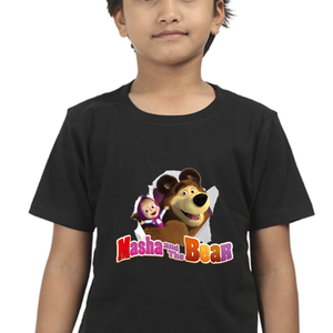 Kids Masha and The Bear T-shirt | DTF Print