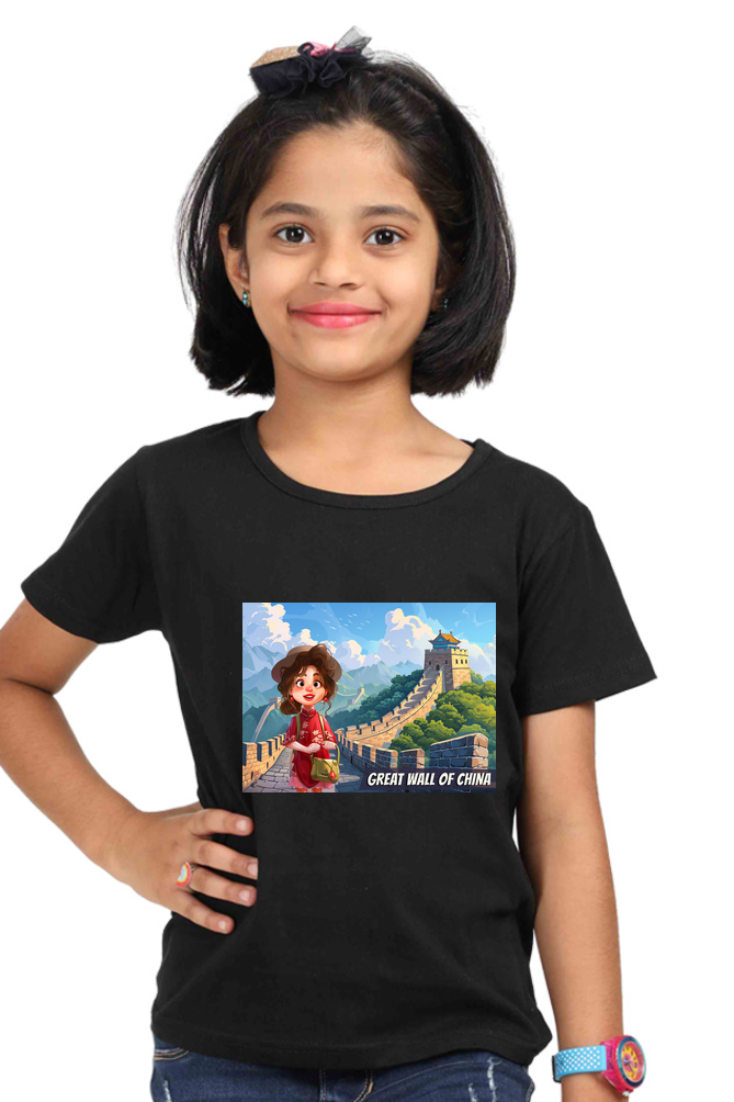 Aarya Great Wall of China Cotton T-shirt | DTF Print