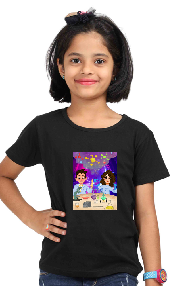 Deva and Aarya Scientist T-shirt | DTF Print