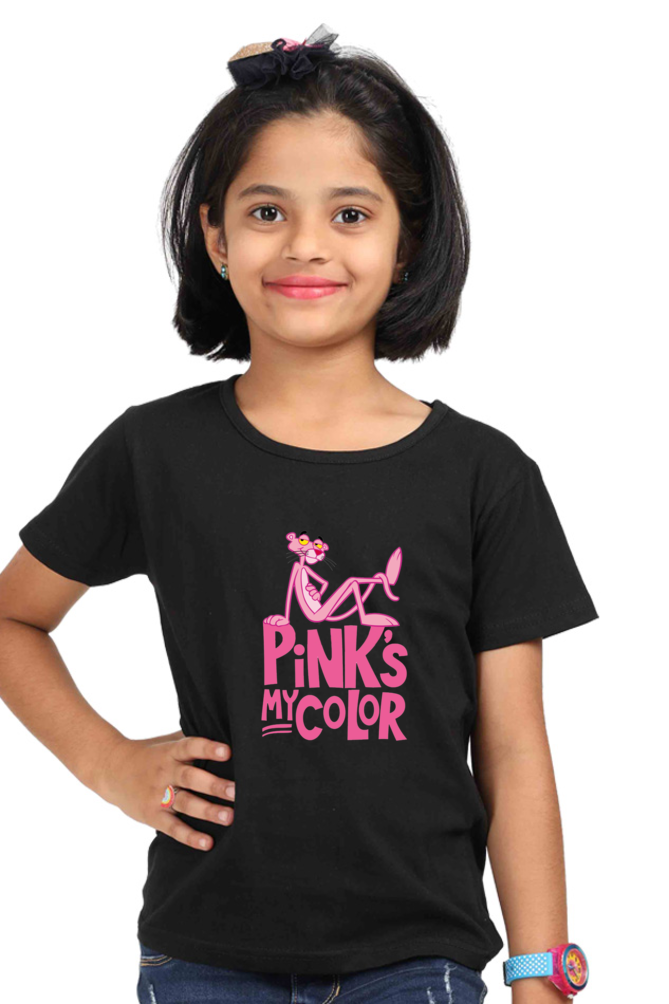 Kids Pink Panther T-shirt | DTF Print