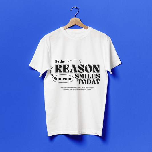 Be the Reason Someone Smiles Today / Motivation Quote-Puzzle Squad Cotton T-shirts for Boys & Girls