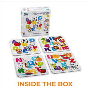 4 in 1 Alphabet Jigsaw Puzzle