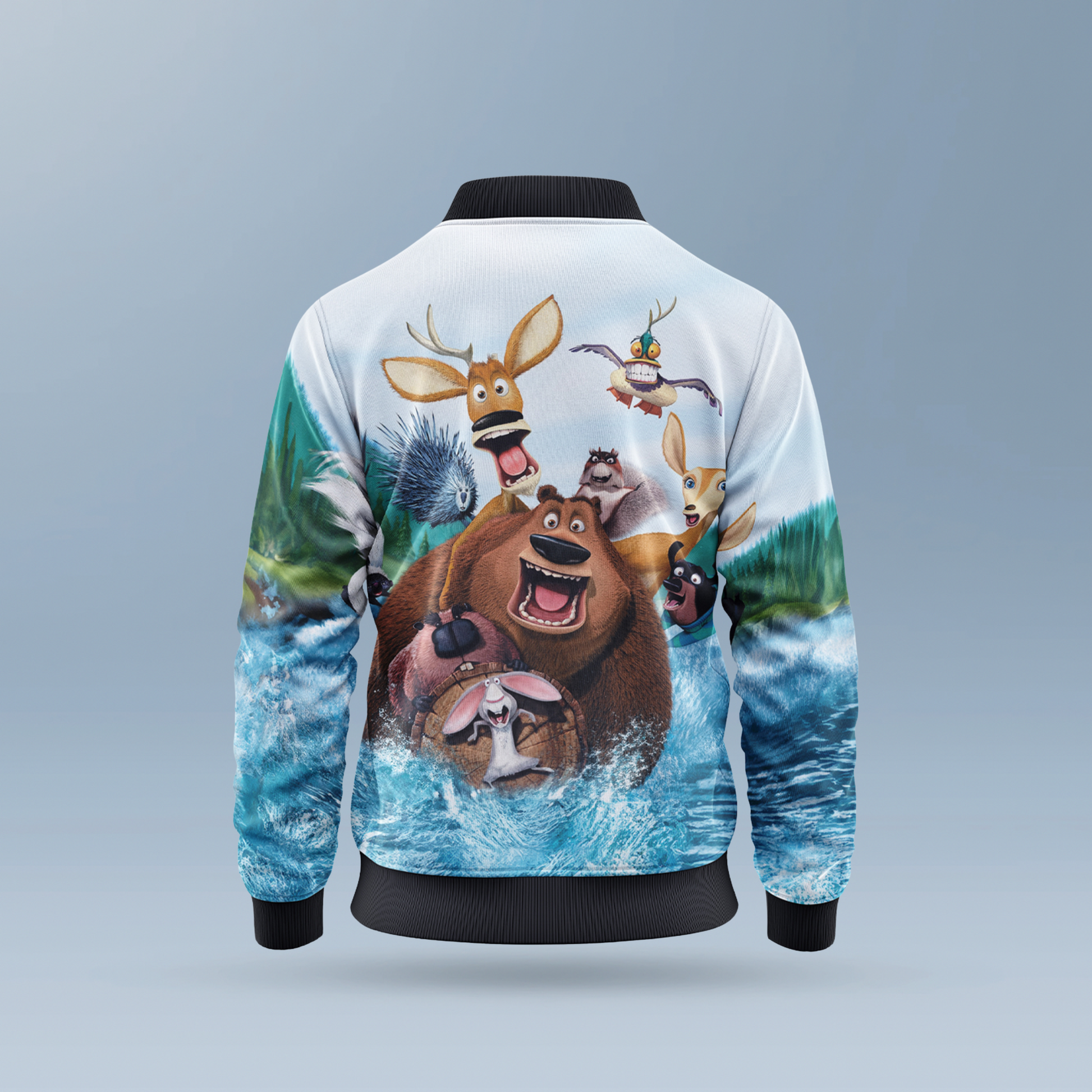 Zoo Prints AOP Kids Bomber Jacket