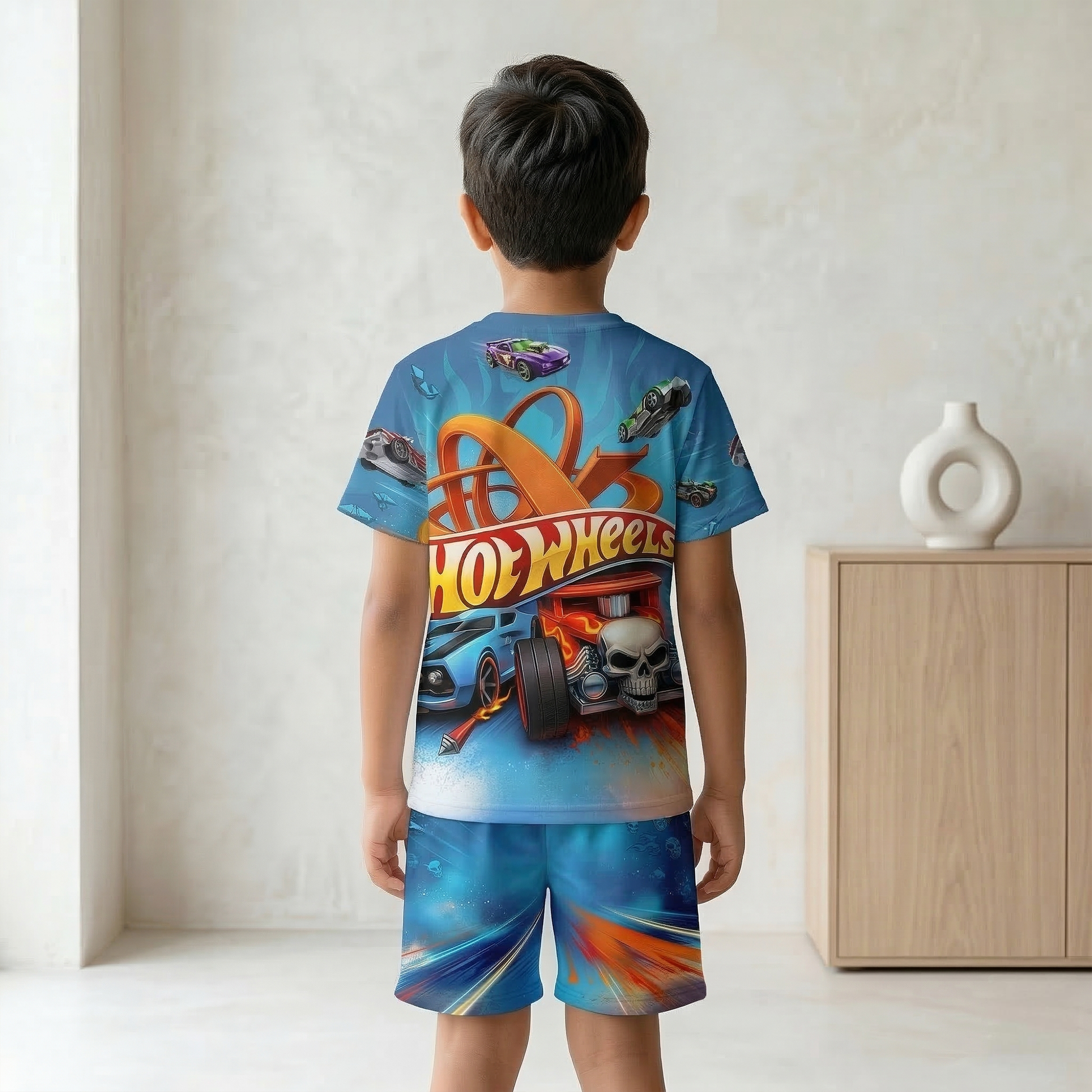 Hot Wheel Kids AOP Co-ord Set