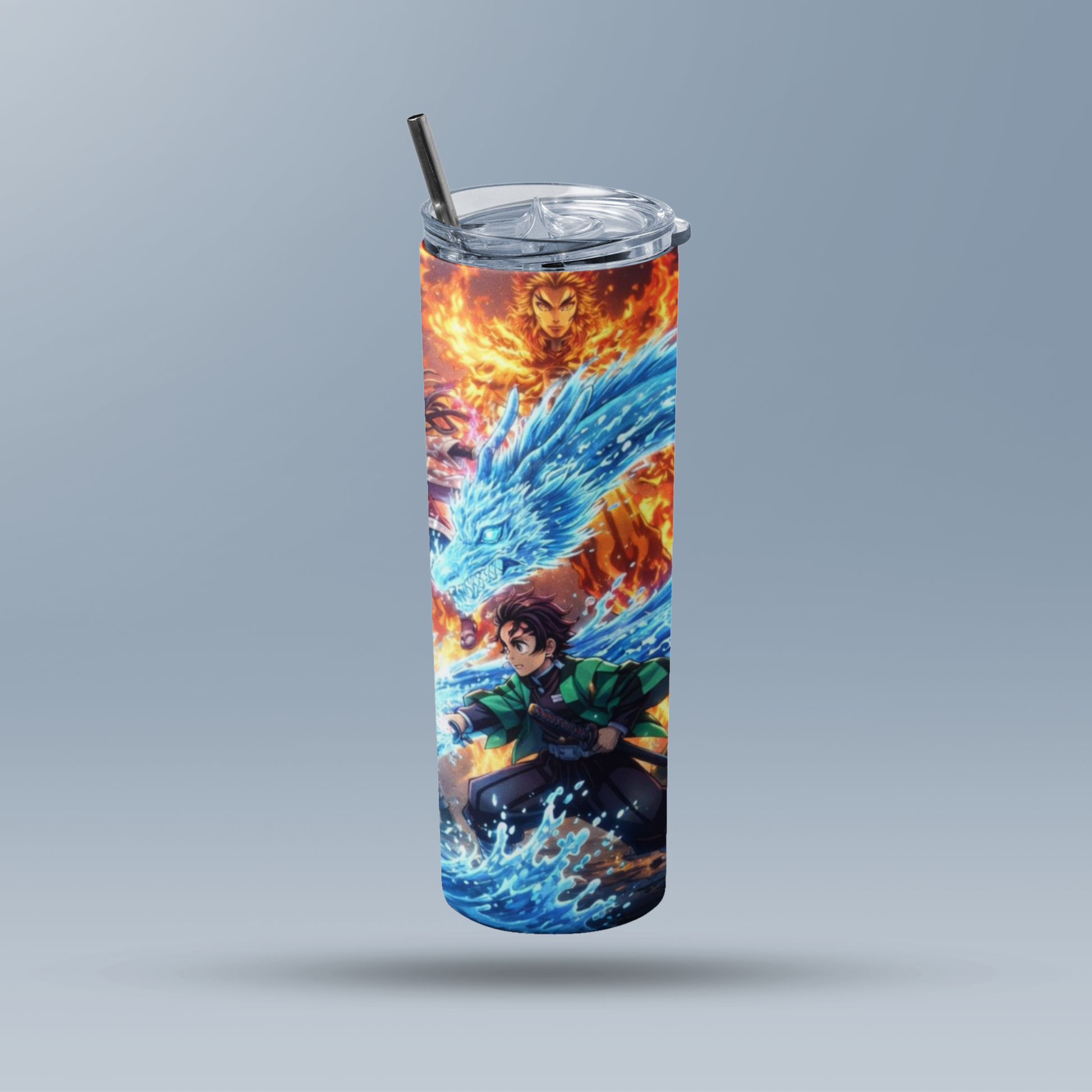 Demons Layer AOP Tumbler Bottle
