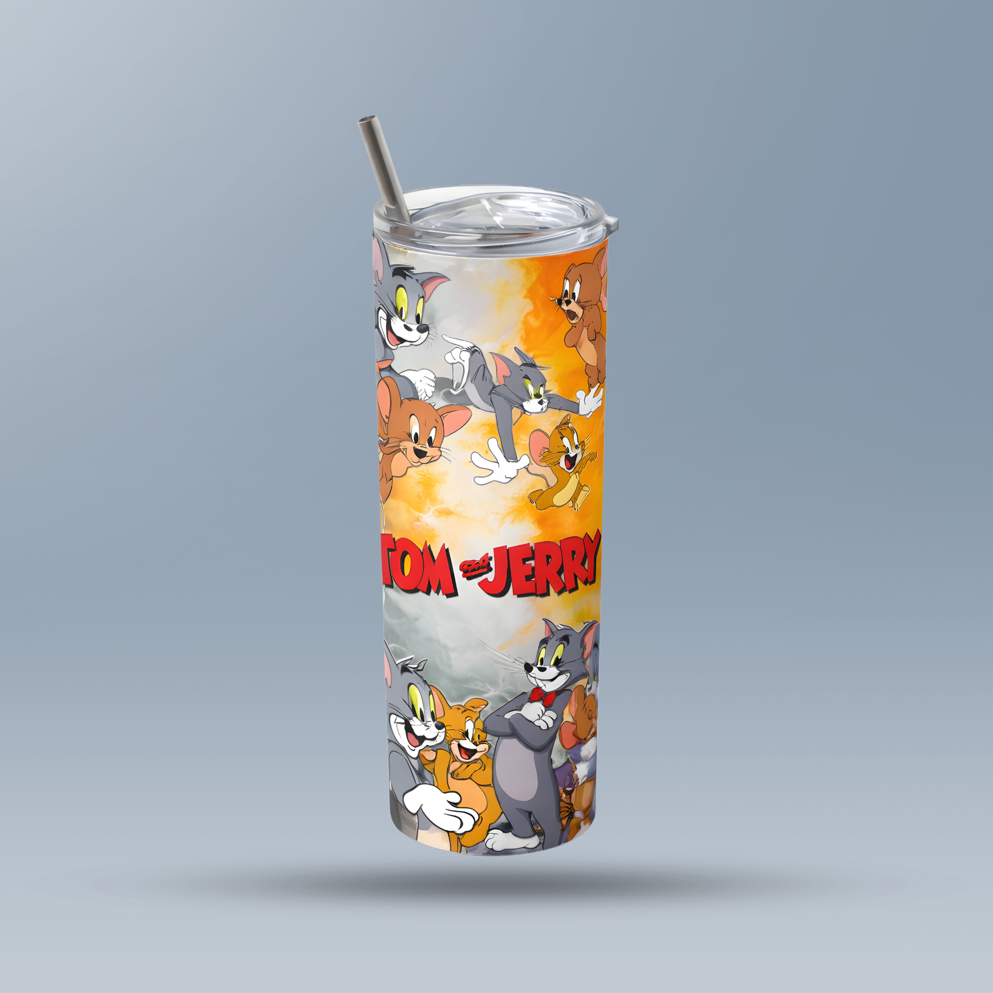 Tom and Jerry AOP Tumbler Bottle
