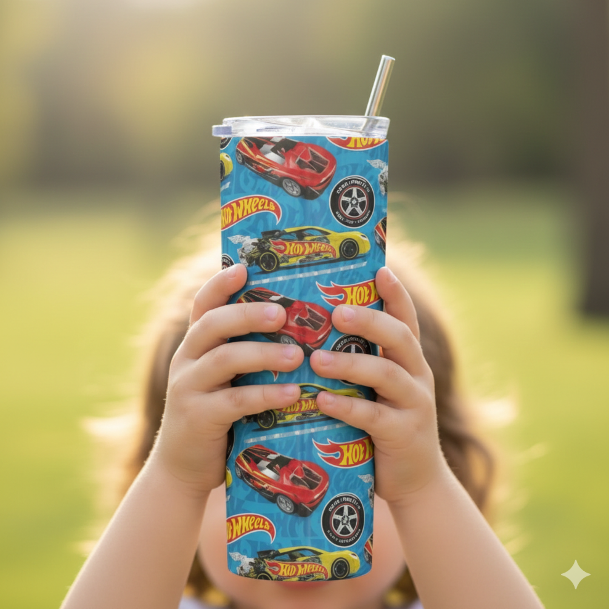 Hot Wheel AOP Tumbler Bottle