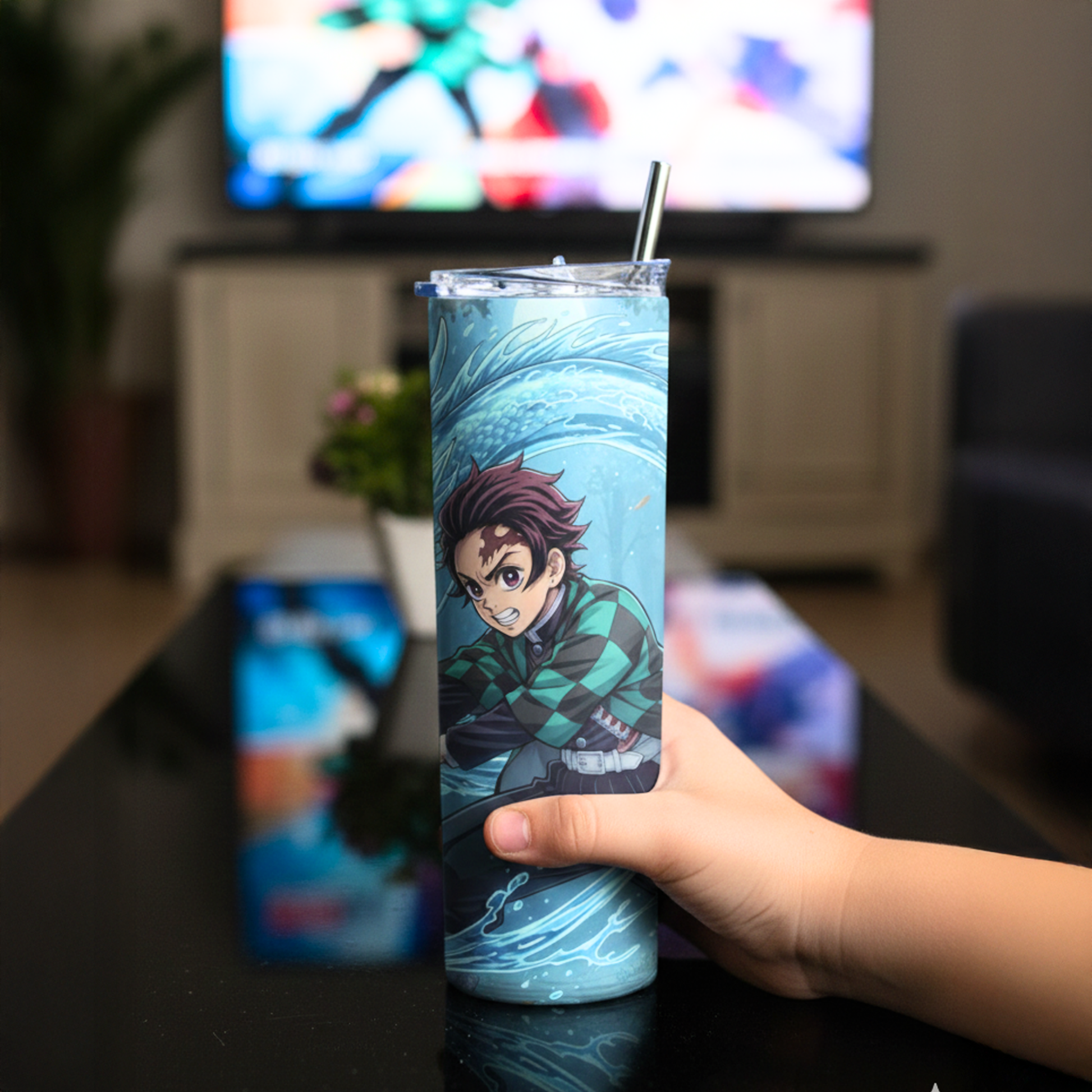Demons Layer AOP Tumbler Bottle