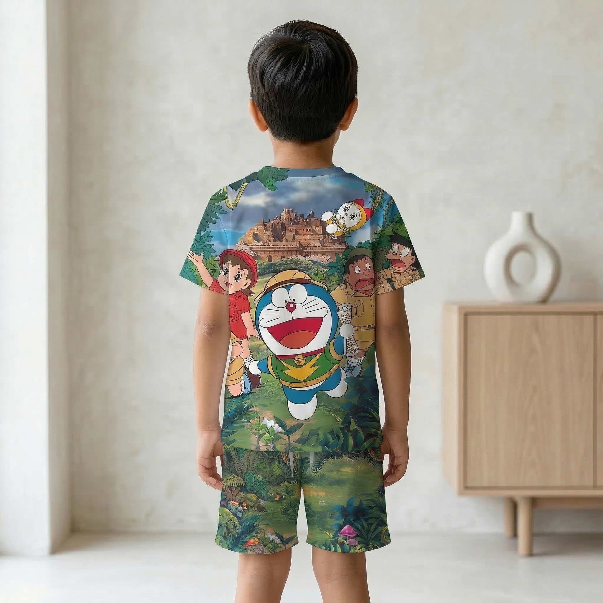 Doremon Kids AOP Co-ord Set