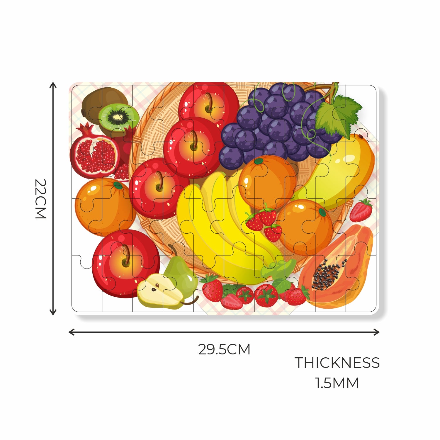 3 in 1 Fruit Jigsaw Puzzle