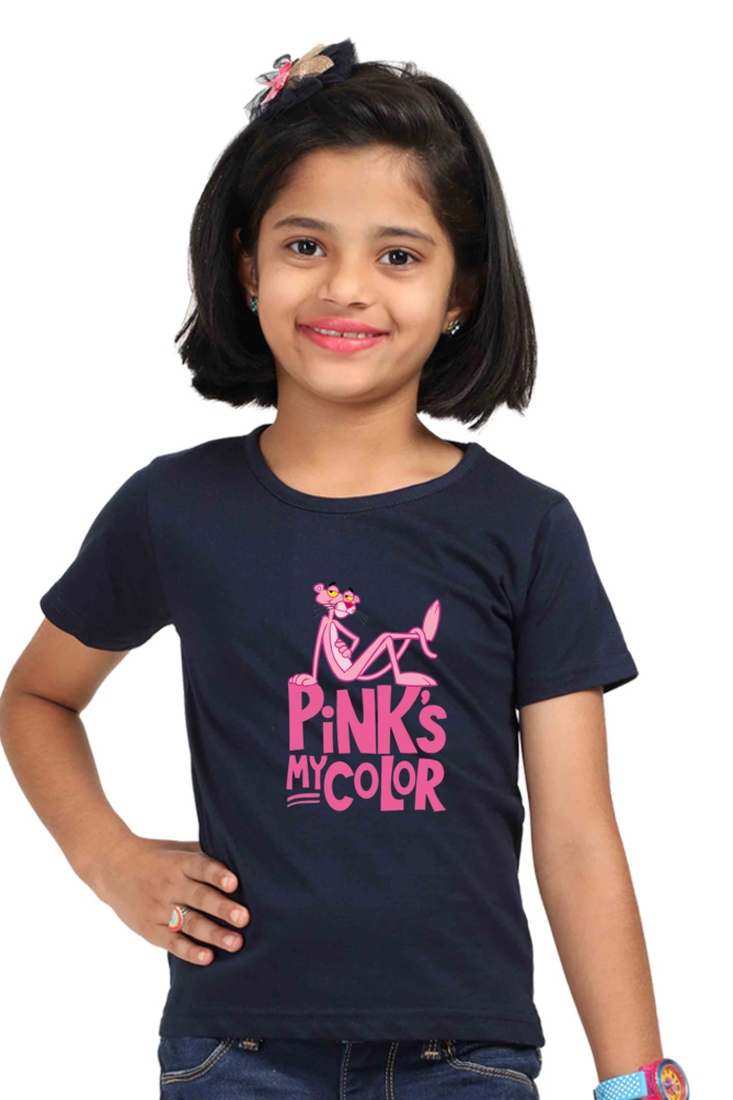 Kids Pink Panther T-shirt | DTF Print