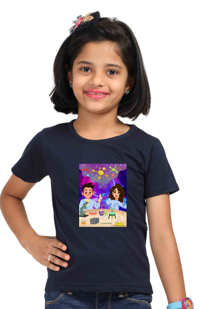 Deva and Aarya Scientist T-shirt | DTF Print