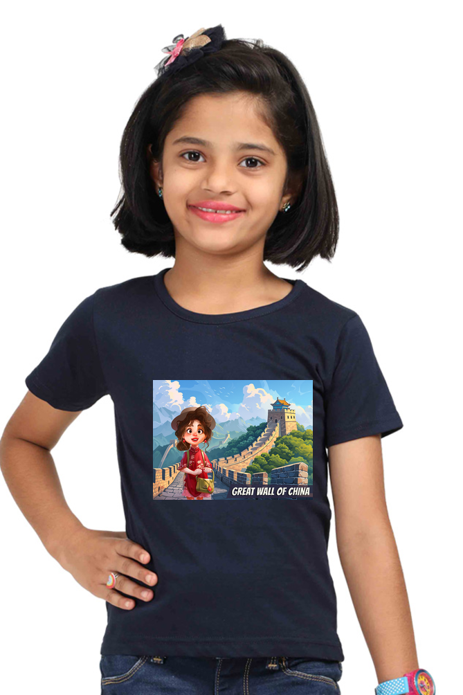 Aarya Great Wall of China Cotton T-shirt | DTF Print