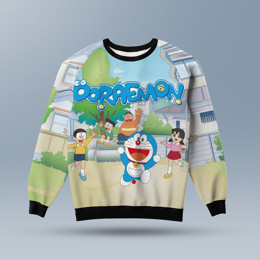 Doremon AOP Kids Sweatshirt