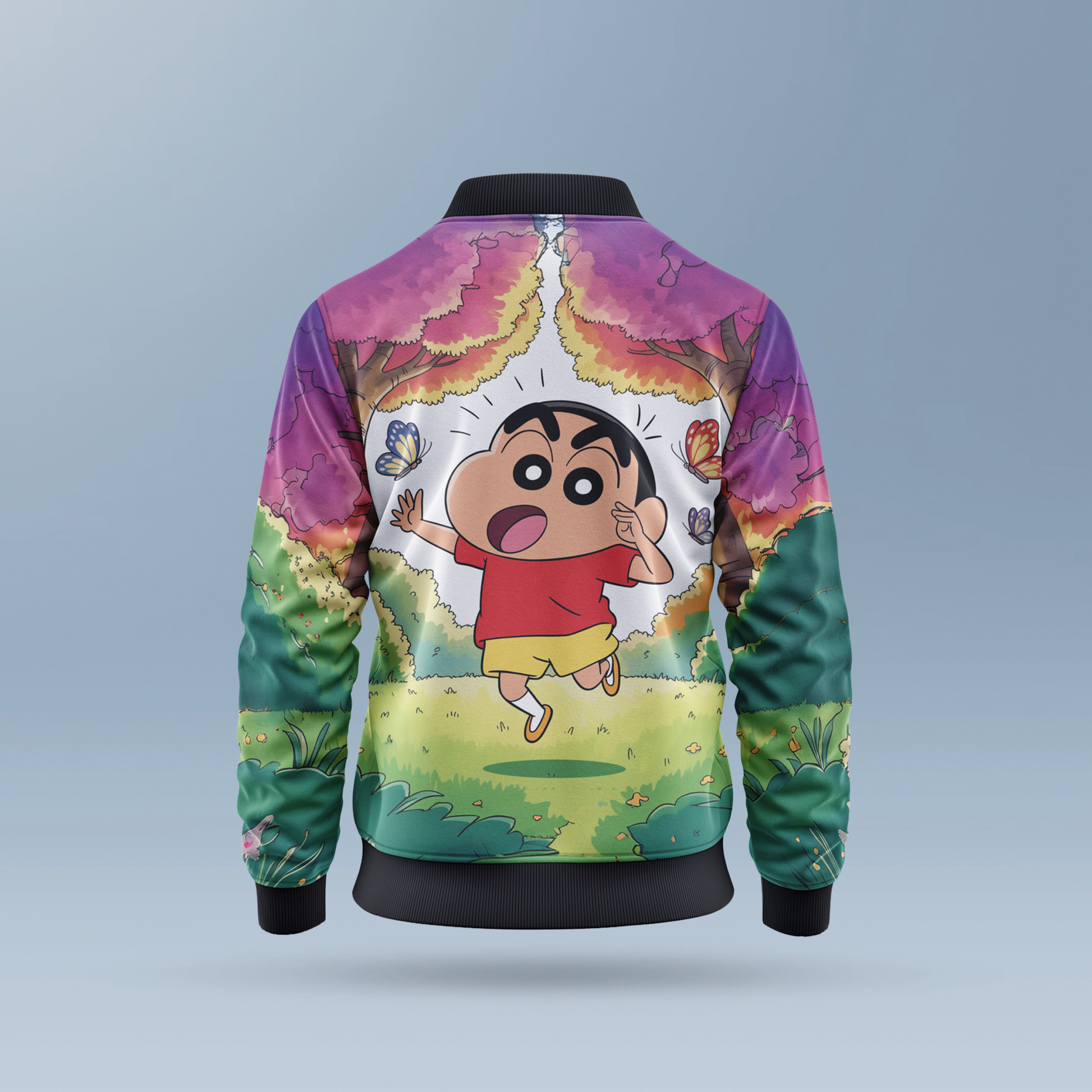 Shinchan AOP Kids Bomber Jacket