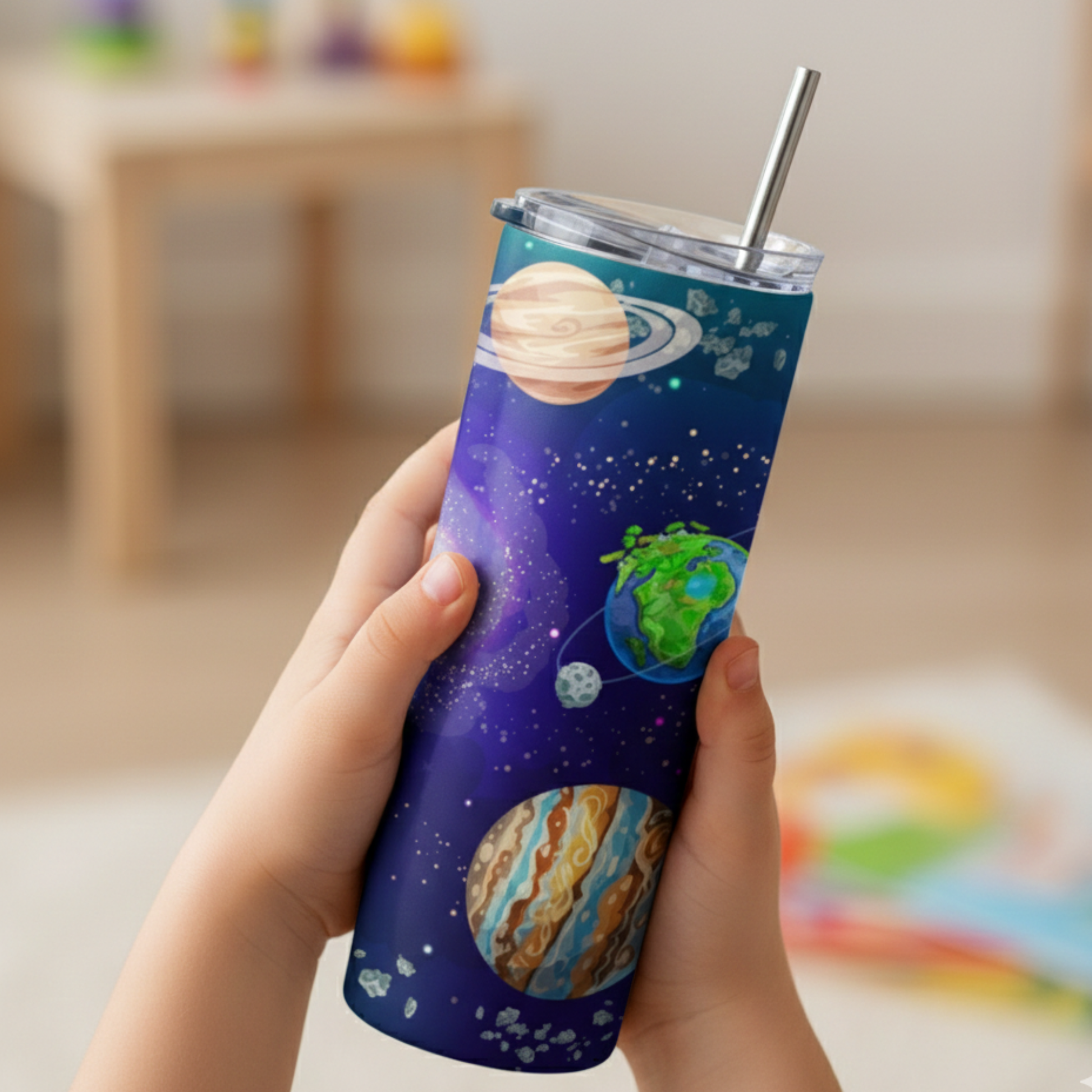 Galaxy AOP Tumbler Bottle