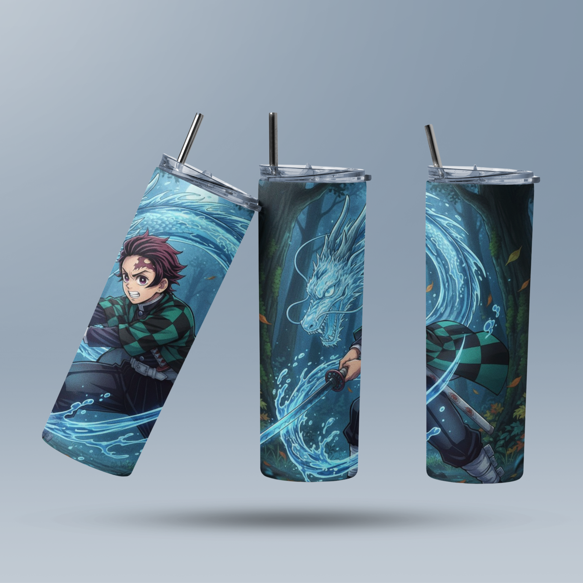 Demons Layer AOP Tumbler Bottle