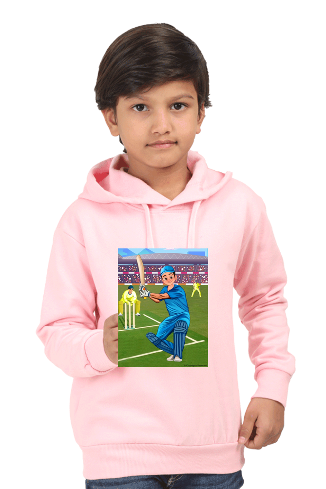 Deva Playing Cricket Hoodie for kids