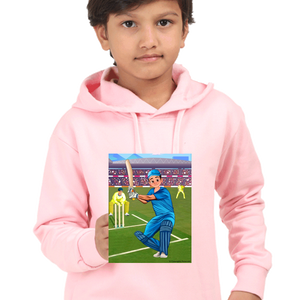 Deva Playing Cricket Hoodie for kids