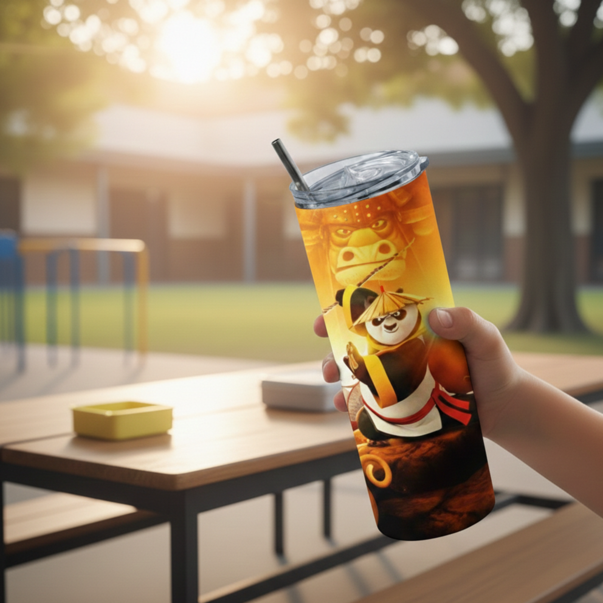 Kung Fu Panda AOP Tumbler Bottle