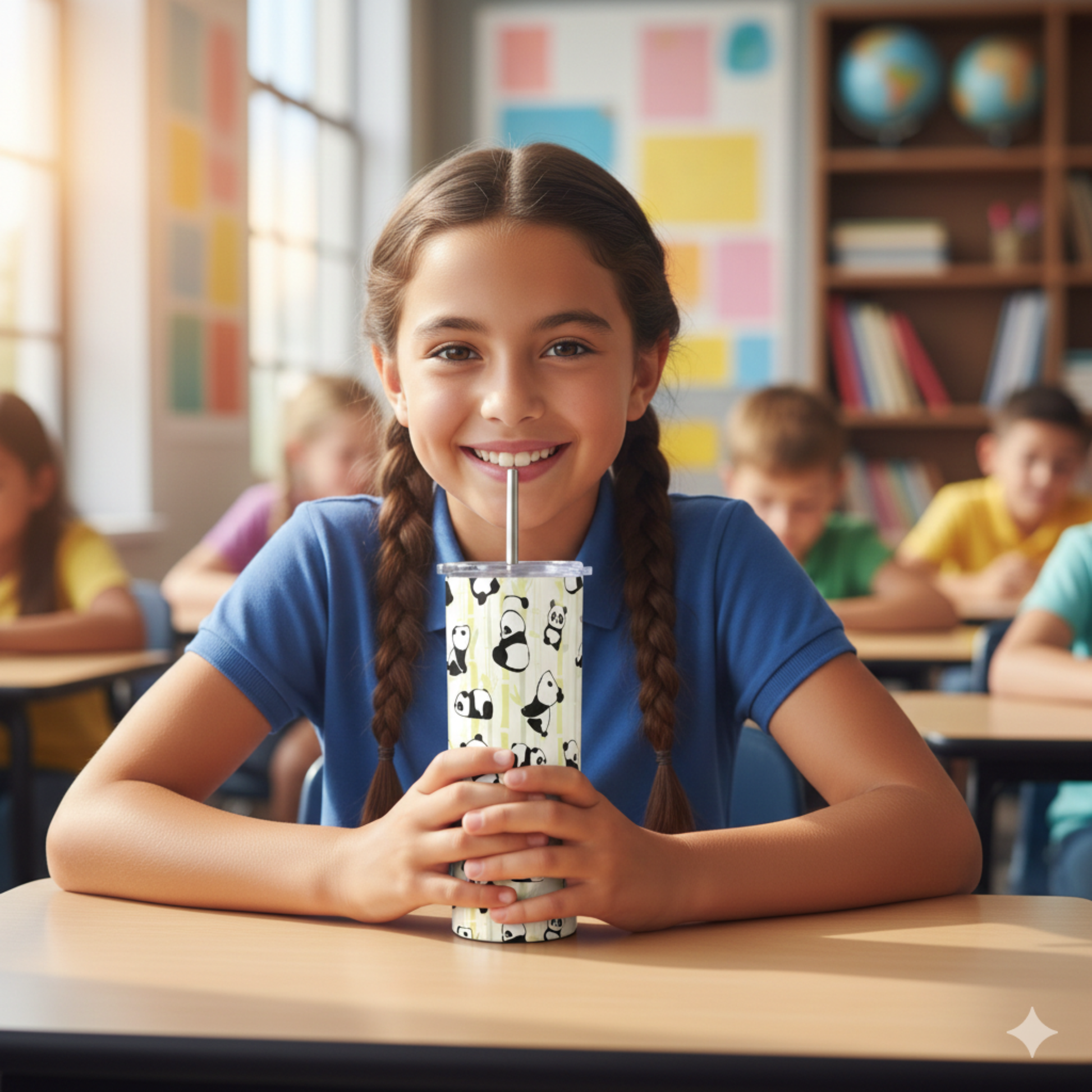Panda AOP Tumbler Bottle