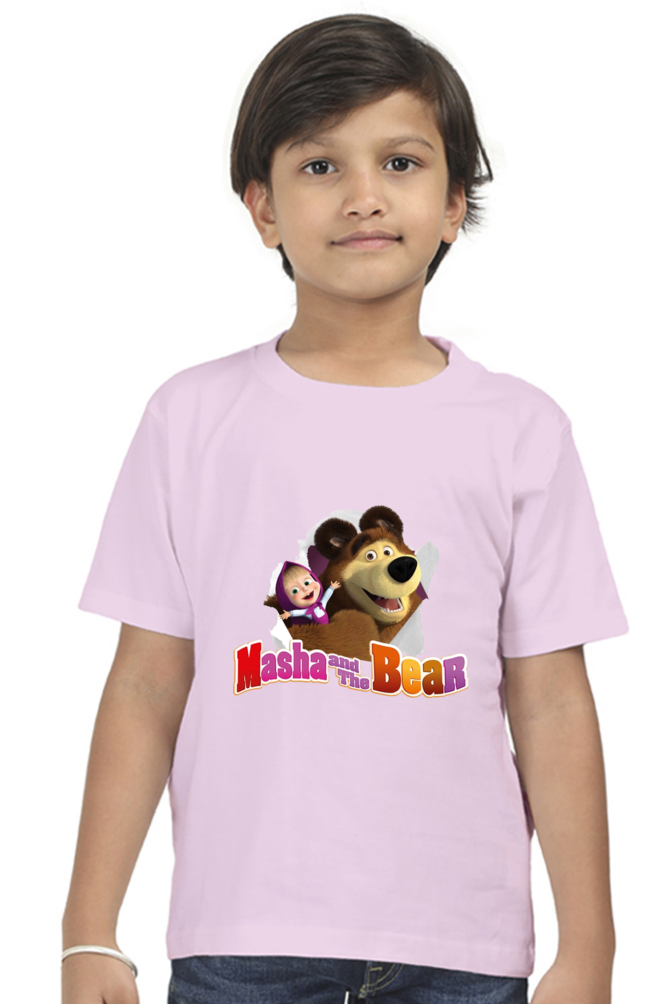 Kids Masha and The Bear T-shirt DTF Print