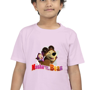 Kids Masha and The Bear T-shirt | DTF Print