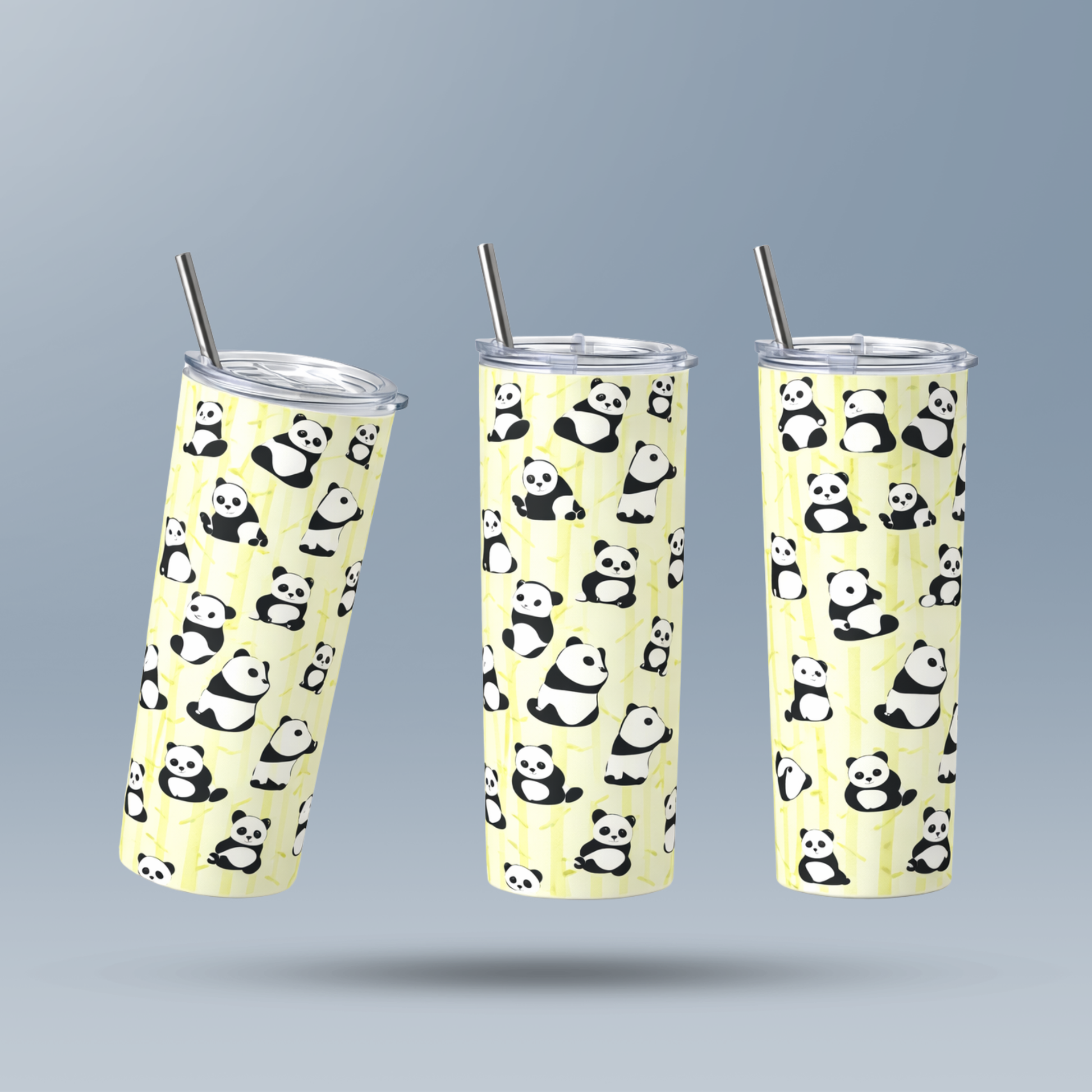 Panda AOP Tumbler Bottle