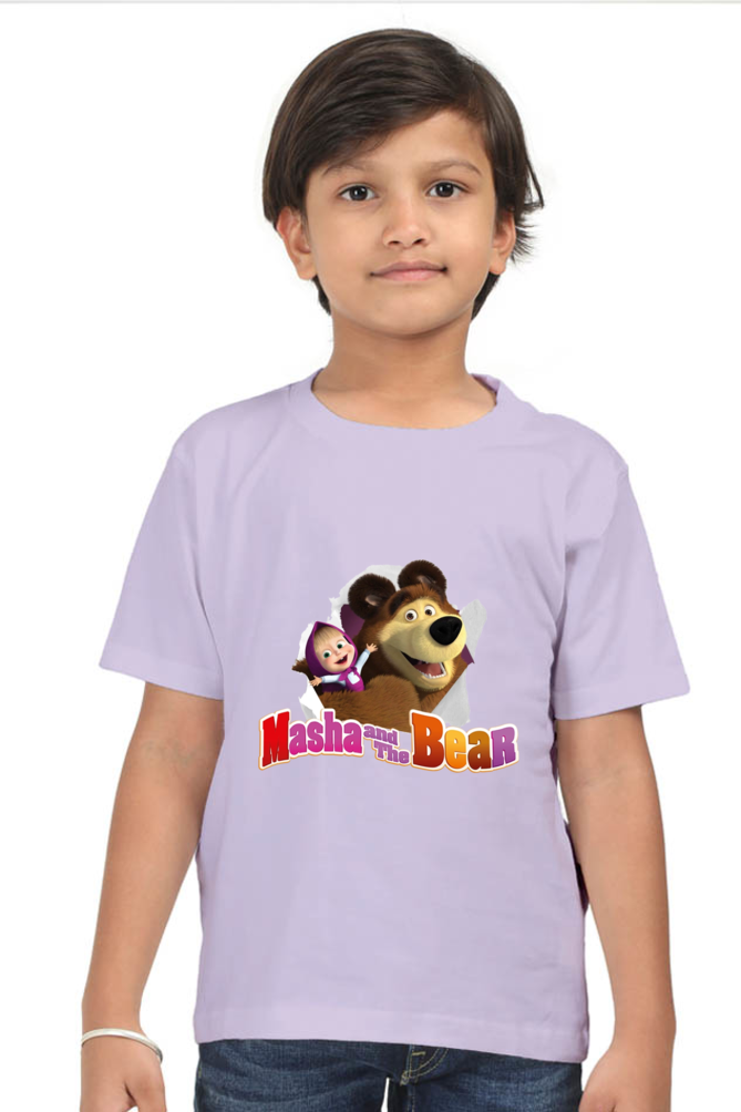 Kids Masha and The Bear T-shirt | DTF Print