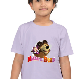 Kids Masha and The Bear T-shirt | DTF Print