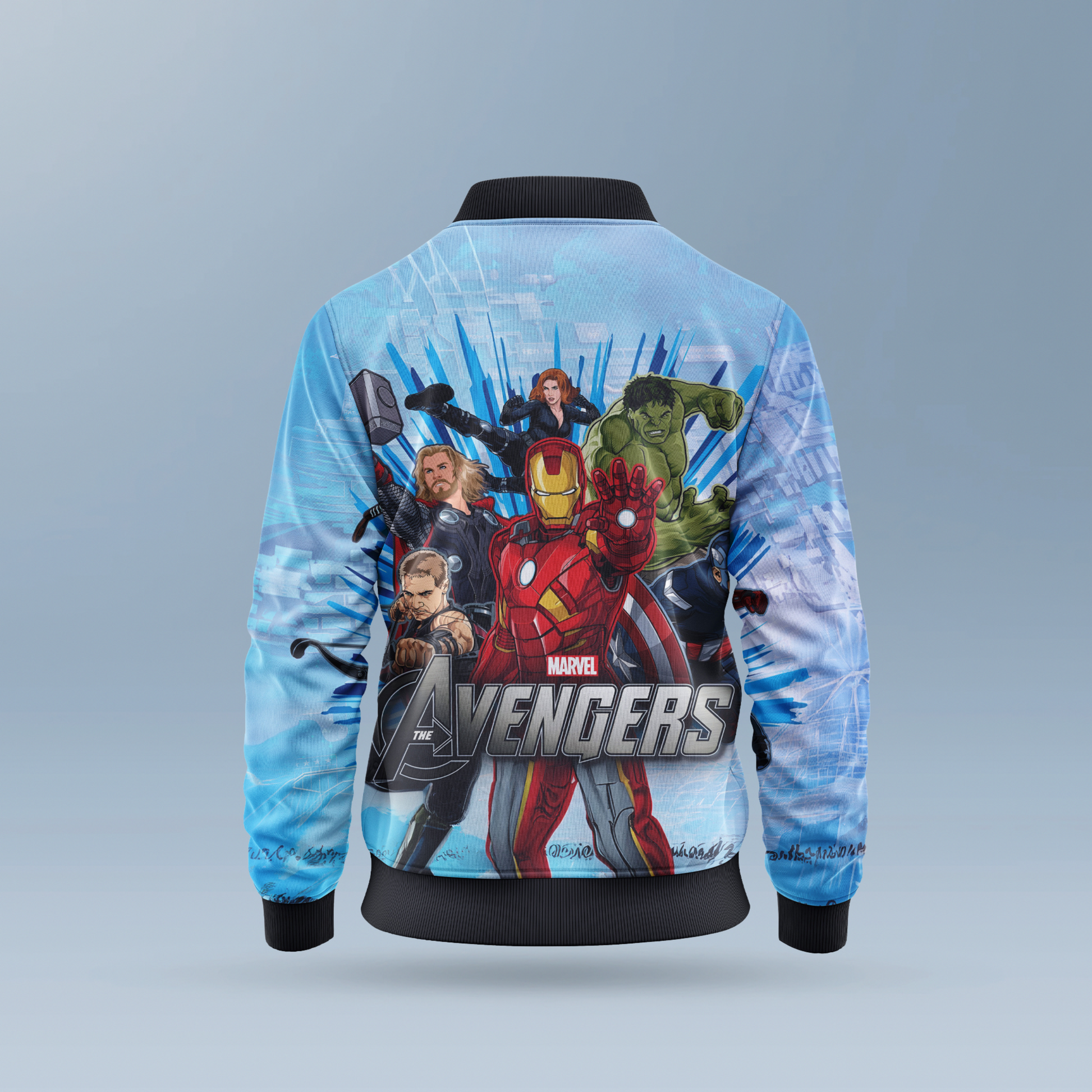 Avengers AOP Kids Bomber Jacket