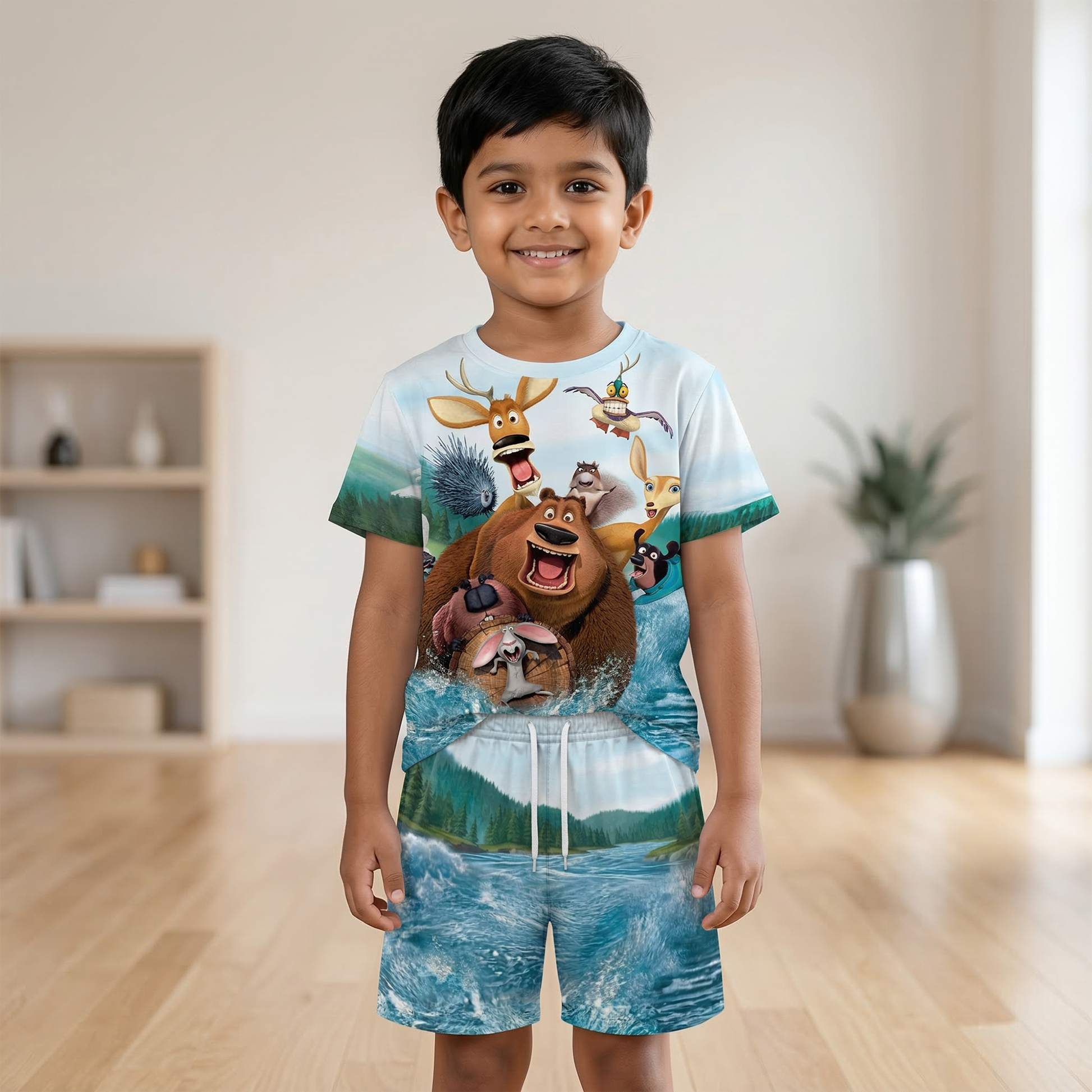 Zoo Print Kids AOP Co-ord Set
