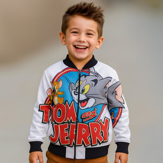 Kids Tom & Jerry Bomber Jacket