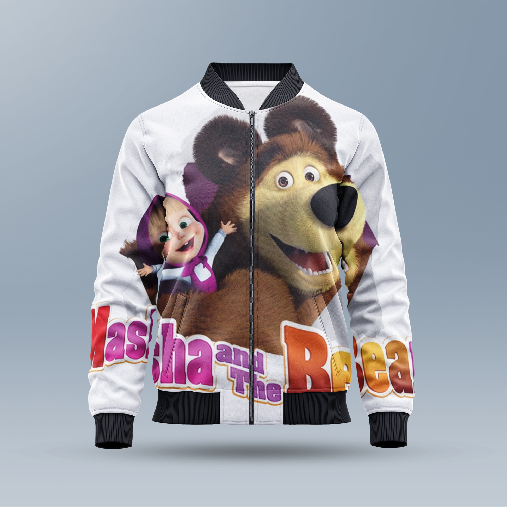 Kids Masha and Bear Bomber Jacket