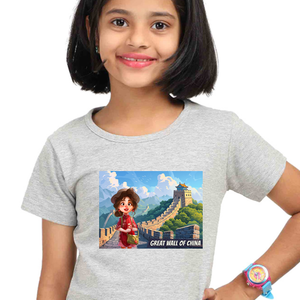 Aarya Great Wall of China Cotton T-shirt | DTF Print