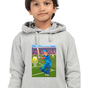 Deva Playing Cricket Hoodie for kids