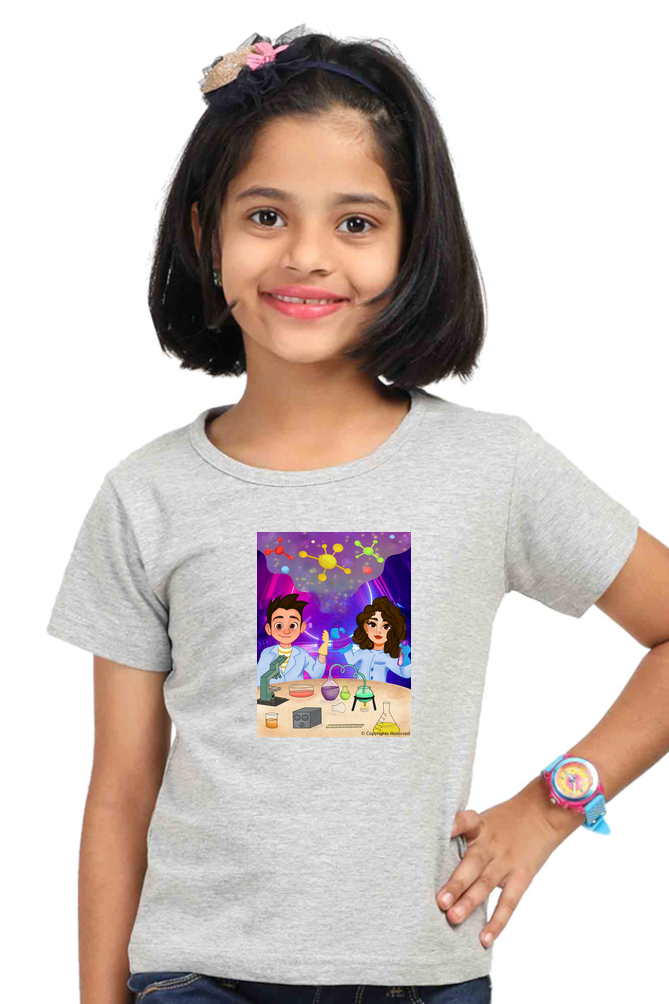 Deva and Aarya Scientist T-shirt | DTF Print