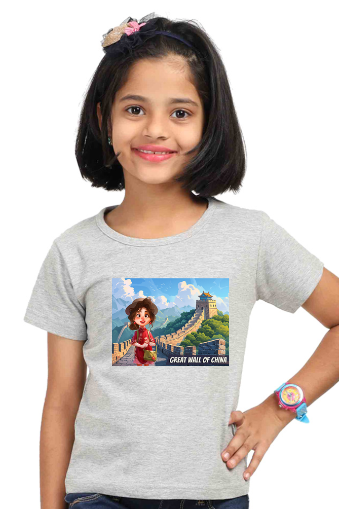 Aarya Great Wall of China Cotton T-shirt | DTF Print