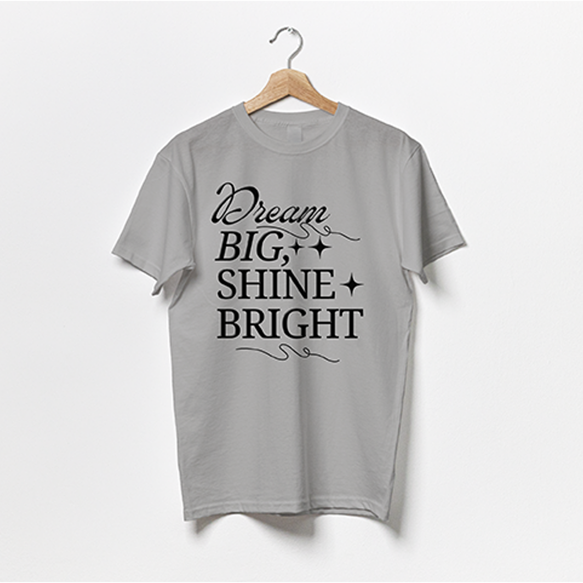 Dream Big, Shine Bright / Motivation Quote-Puzzle Squad Cotton T-shirts for Boys & Girls