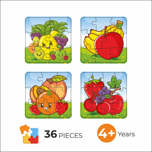 4 in 1 Fruit Jigsaw Puzzle