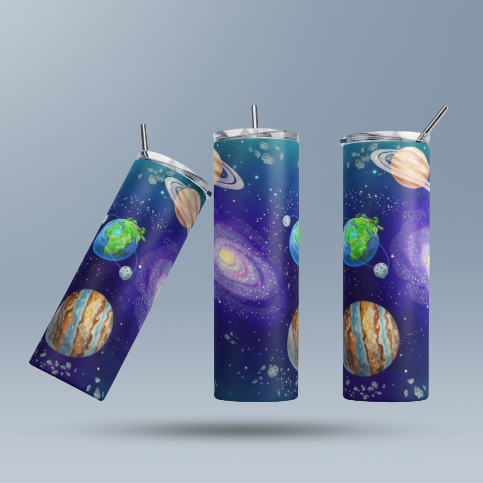 Galaxy AOP Tumbler Bottle