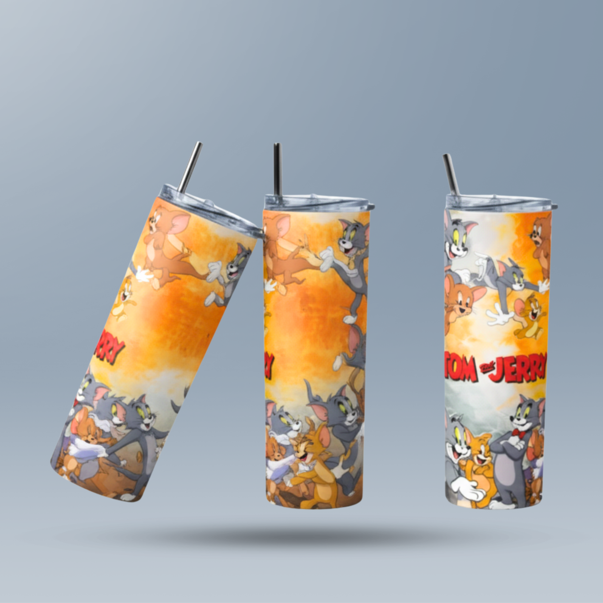 Tom and Jerry AOP Tumbler Bottle