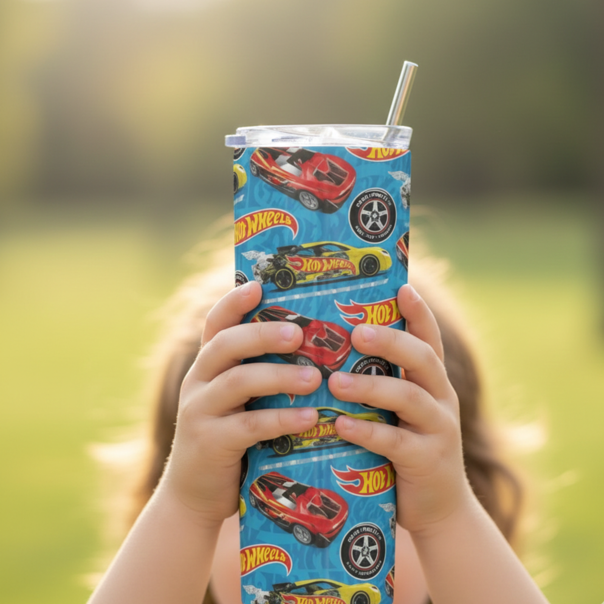 Hot Wheel AOP Tumbler Bottle
