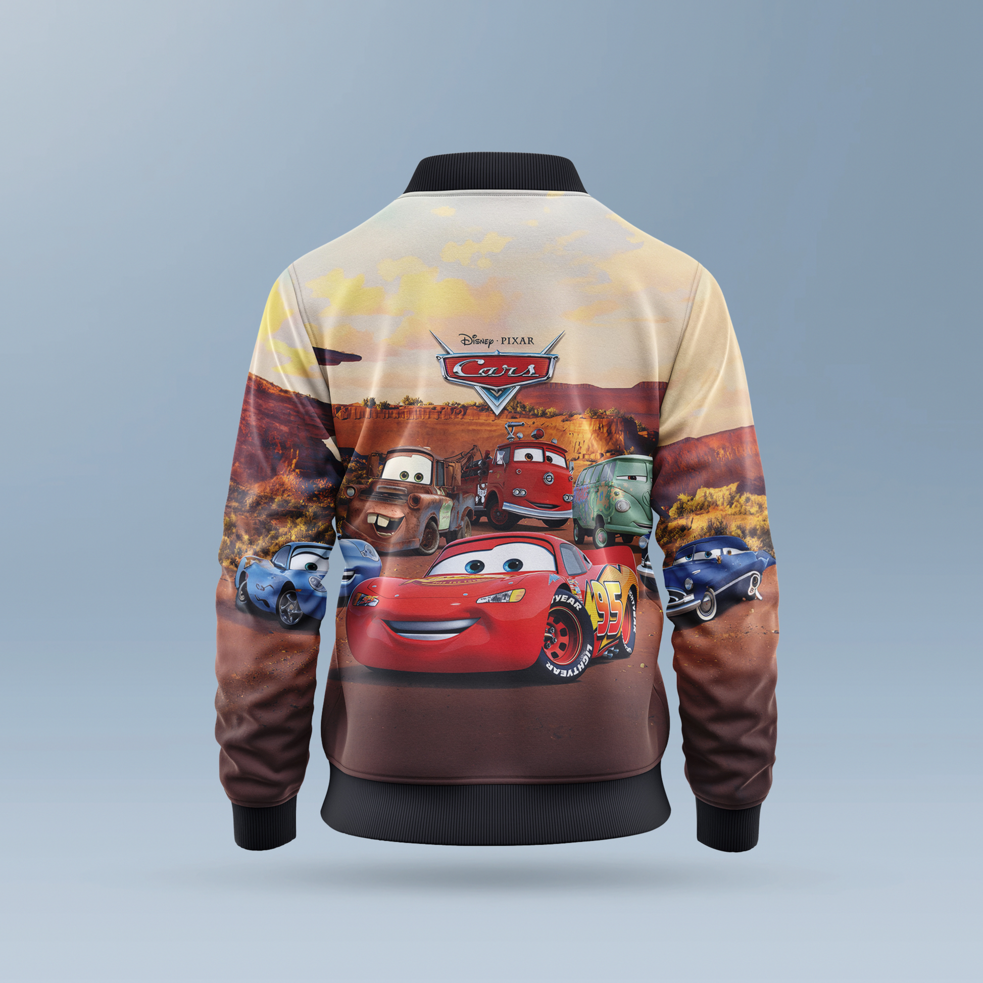 Cars AOP Kids Bomber Jacket