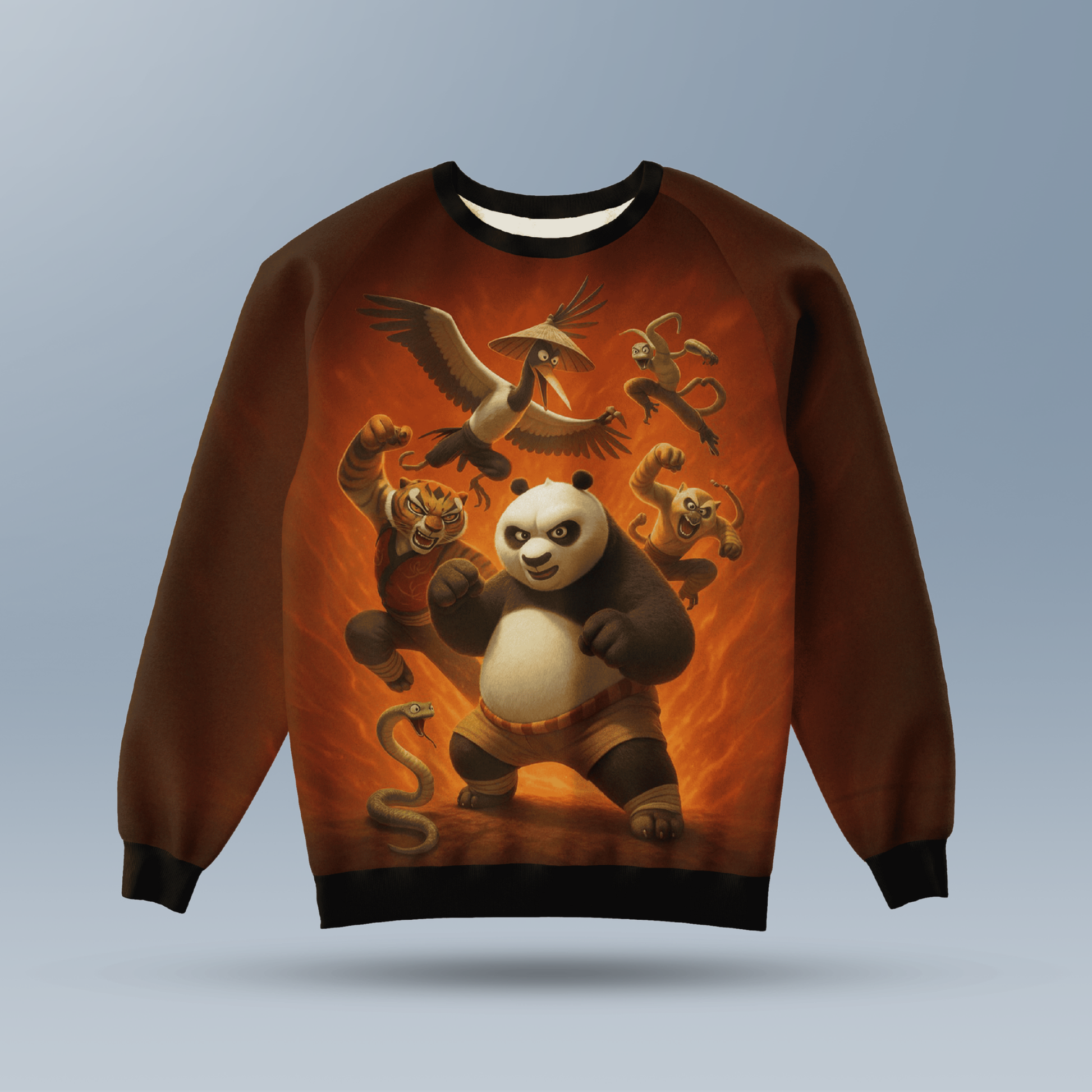 Kung Fu Panda AOP Kids Sweatshirt