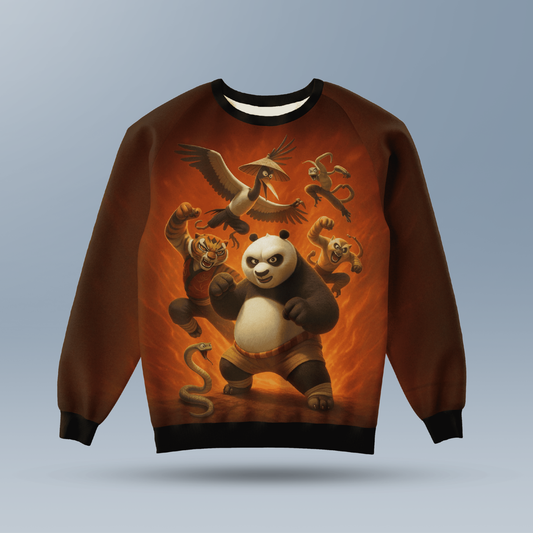 Kung Fu Panda AOP Kids Sweatshirt