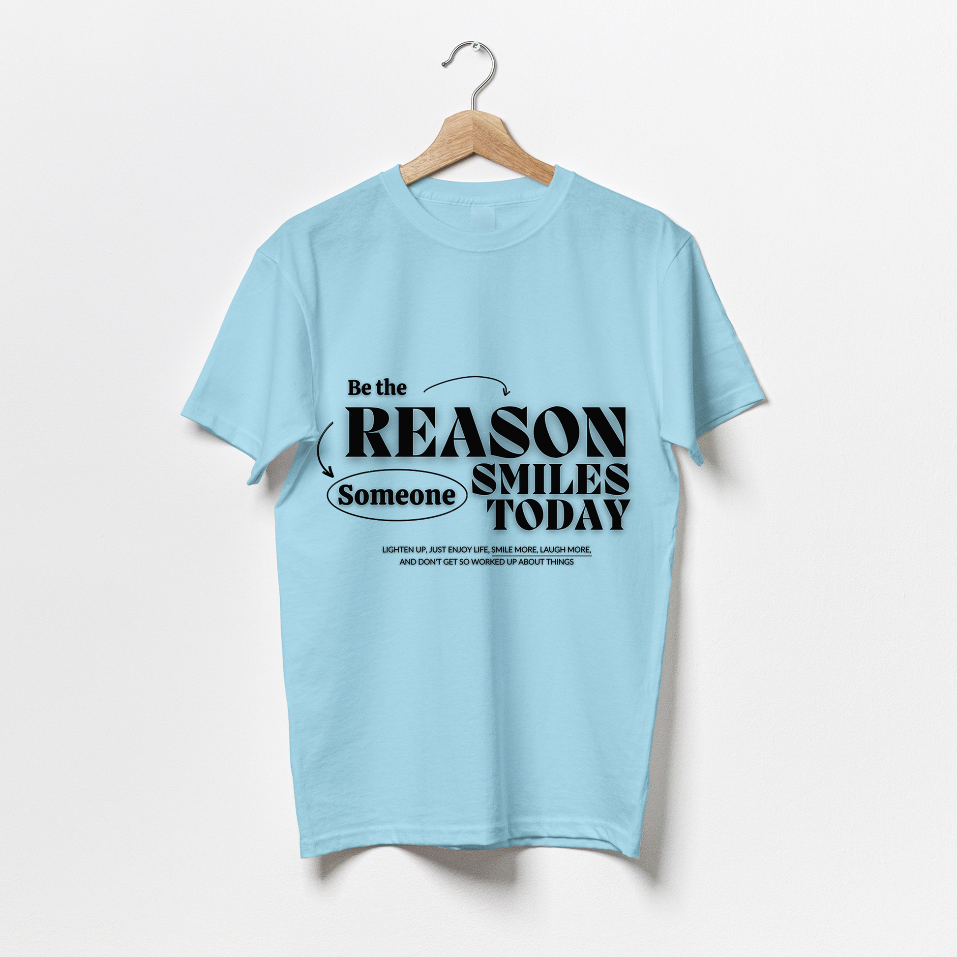 Be the Reason Someone Smiles Today / Motivation Quote-Puzzle Squad Cotton T-shirts for Boys & Girls