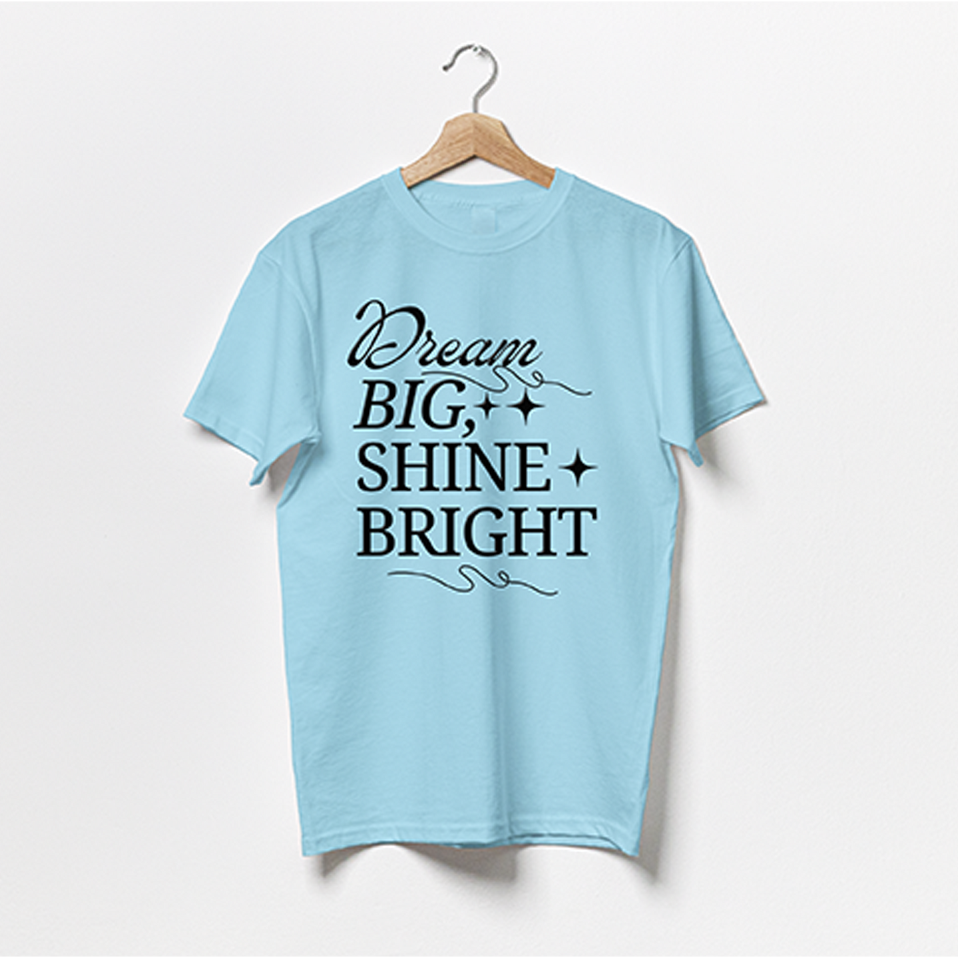 Dream Big, Shine Bright / Motivation Quote-Puzzle Squad Cotton T-shirts for Boys & Girls