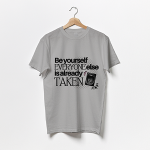 Be Yourself Everyone / Motivation Quote-Puzzle Squad Cotton T-shirts for Boys & Girls